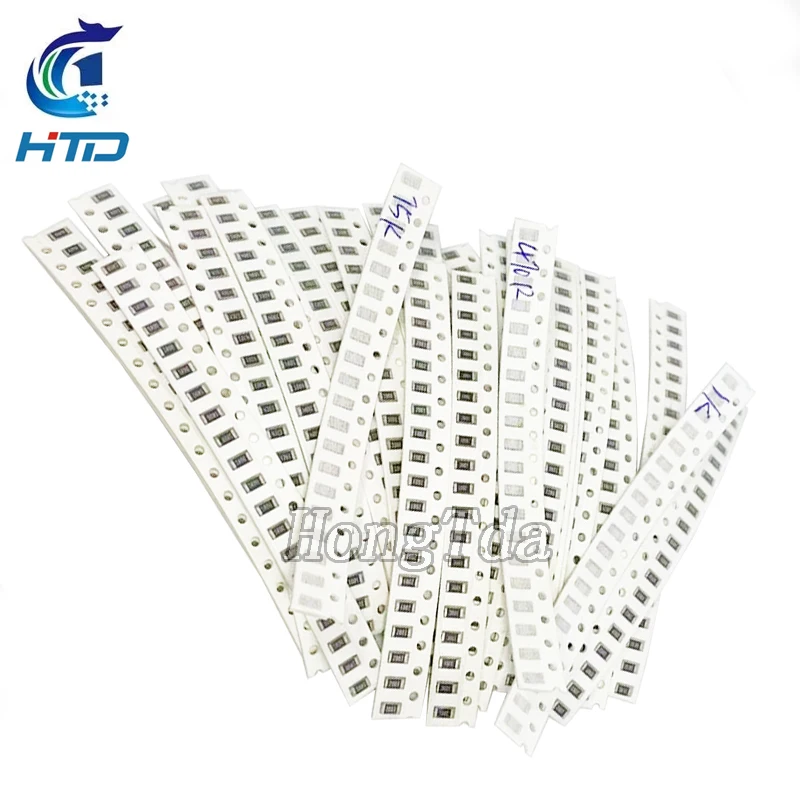 JXDZXL 1% Чип-резисторы 1206 0R~10M 1/4W (100 шт.) | AliExpress