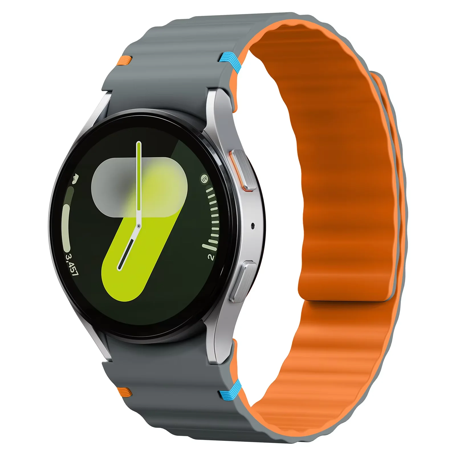 Magnetisches Silikonarmband für Samsung Galaxy Watch 7 FE 6 5 4 Classic 5 Pro 40mm 44mm Nahtloses Armband Correa Galaxy Watch 7 Armband – Detail 7
