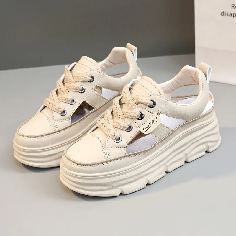 

Fashion Women Shoes Designer Platform Sandals Summer Breathable Hollow Out Sandals for Women Casual Sport Sandal Sandalias Mujer