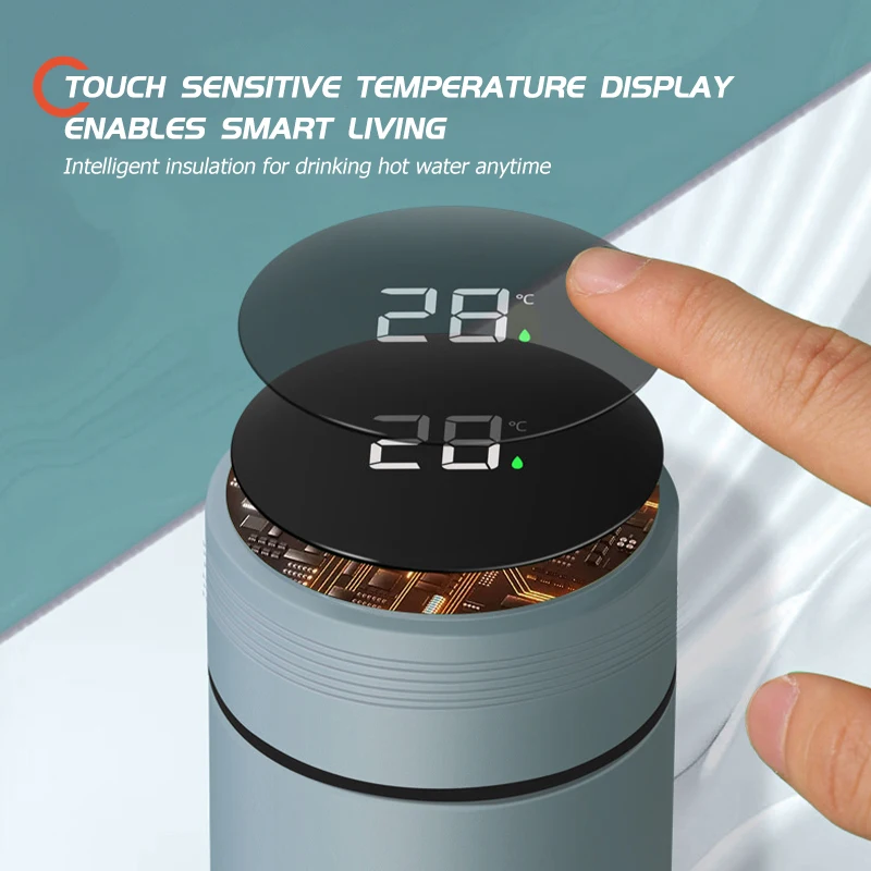 New Car Smart Thermos Bottle With Temperature Display Coffee Cup For Leapmotor Leap Motor C01 C11 T03 S01 C11 Reev 2022 2023 view 4