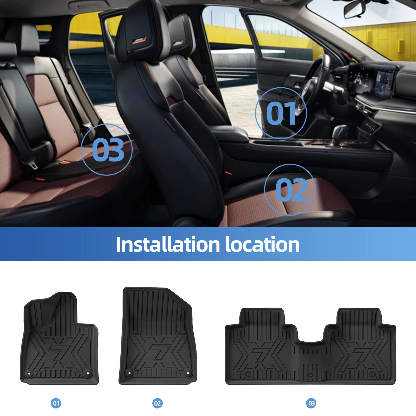 Thumbnail 2 - #31 New Carpet Car Floor Mats Arrivals