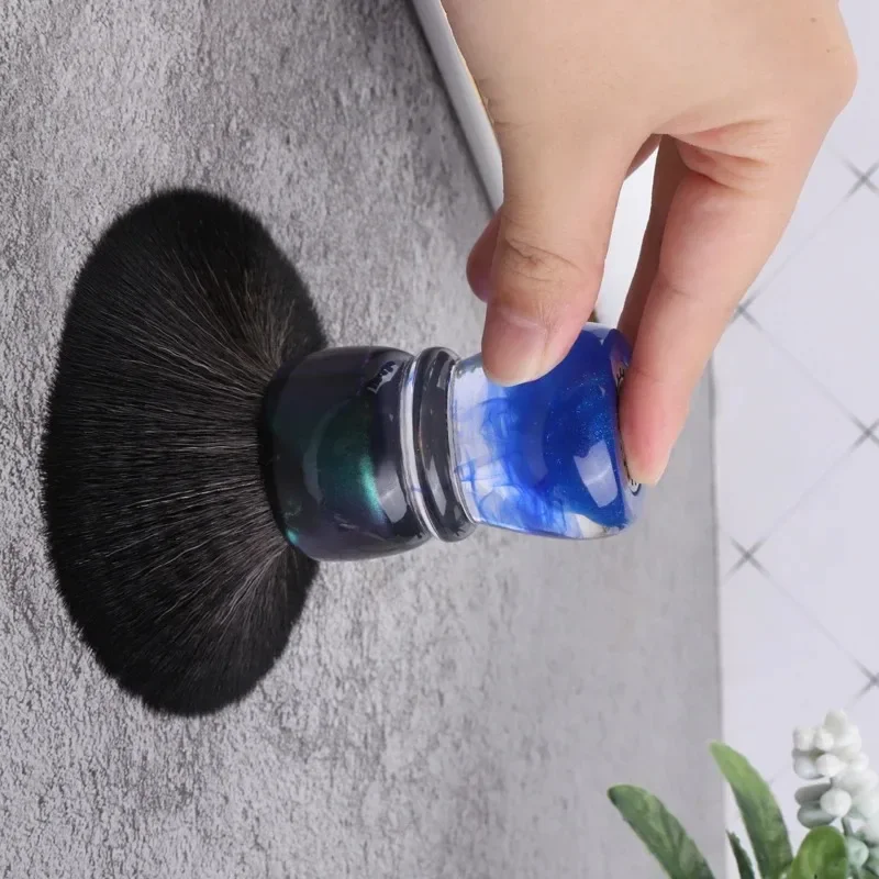 YAQI OCEAN 28mm Synthetic Hair Resin Handle Men Wet Shaving Brush tools Men Hair Style Beard Comb Accessory