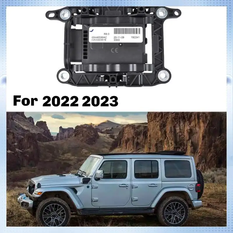 

NEW-For Jeep Compass 2022 Front Cruise Distance Radar Sensor ACC Probe Module W/Bracket 68446599AC 68621782AA 68578762AA