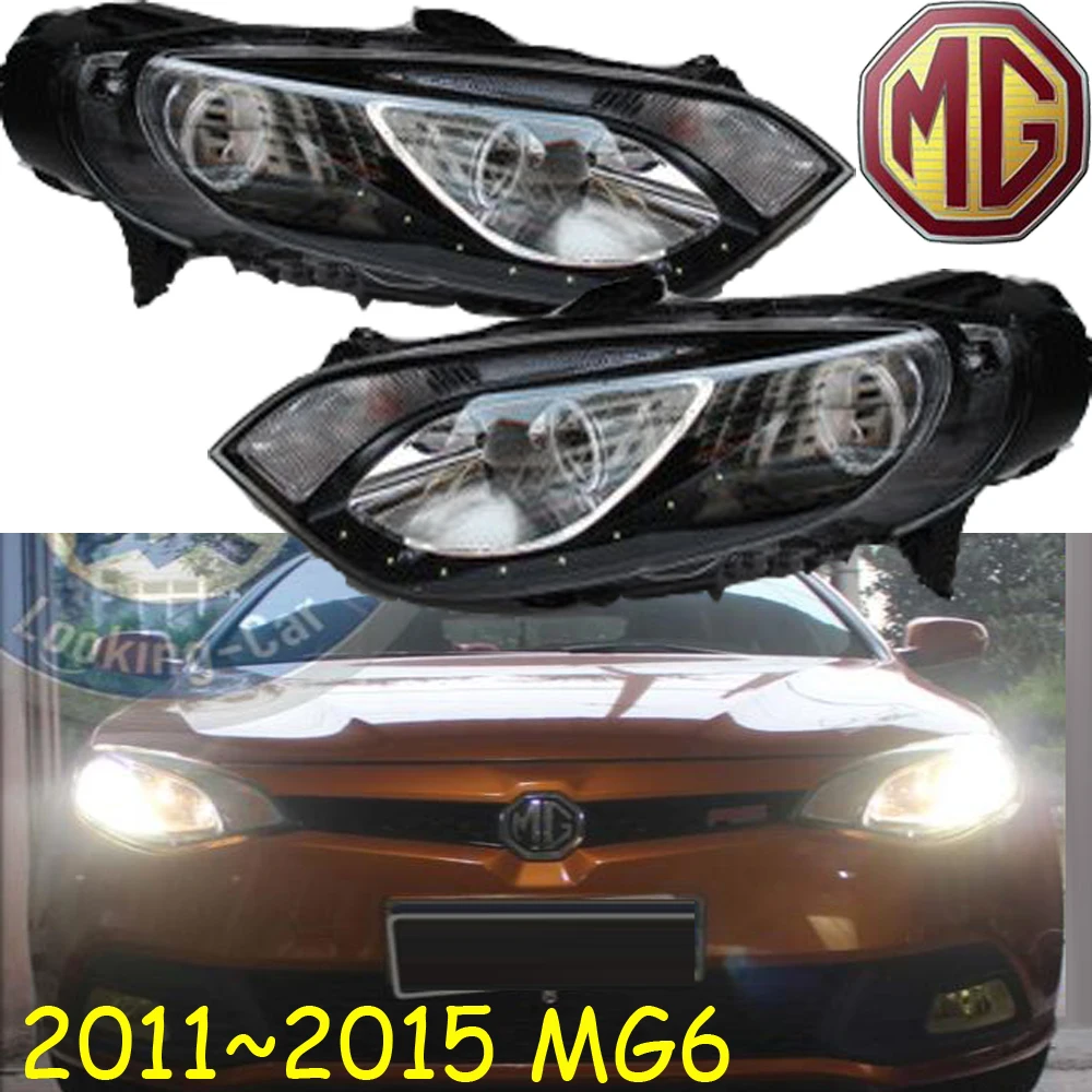 

car bumper MG 6 headlamp for MG6 headlight 2011~2015y LED DRL car accessories HID xenon MG6 fog light