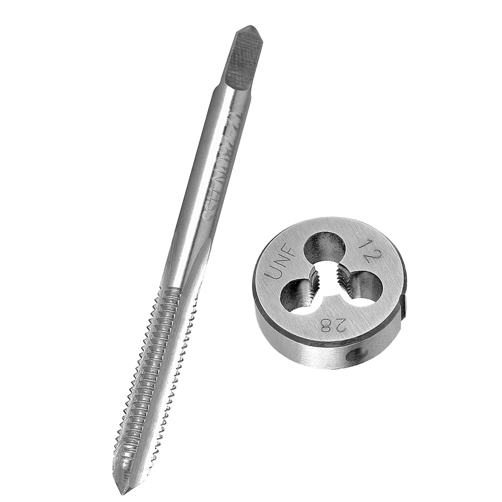 Substituição 12-28 unf torneira morrer ferro mão direita aço inoxidável 12-28 unf torneira de alumínio ferro fundido cobre morrer