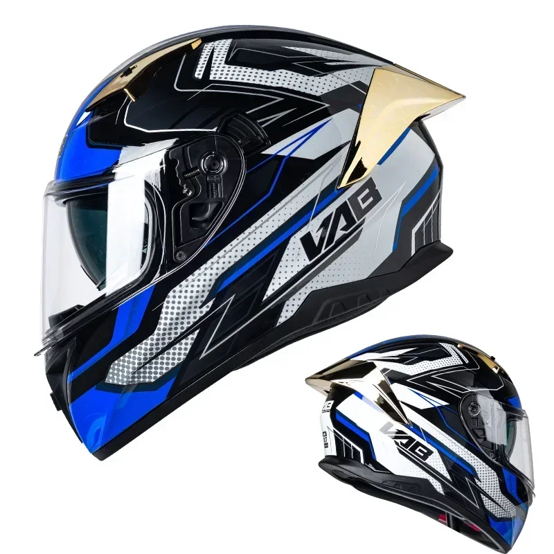 Casco moto Venom Full Face uomo accessori per Scooter Bluetooth di alta qualità quattro stagioni caschi Casco da bicicletta universali