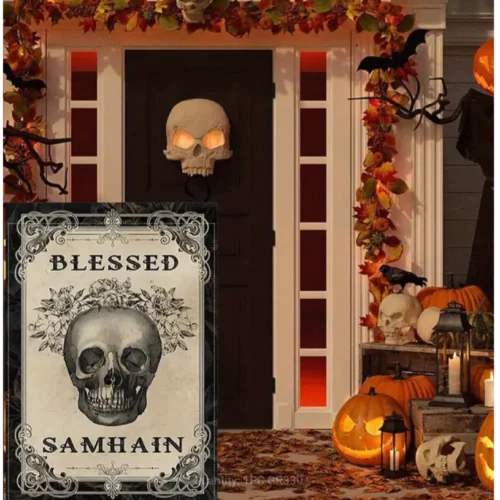 Samhain Blessings Garden Flag 12