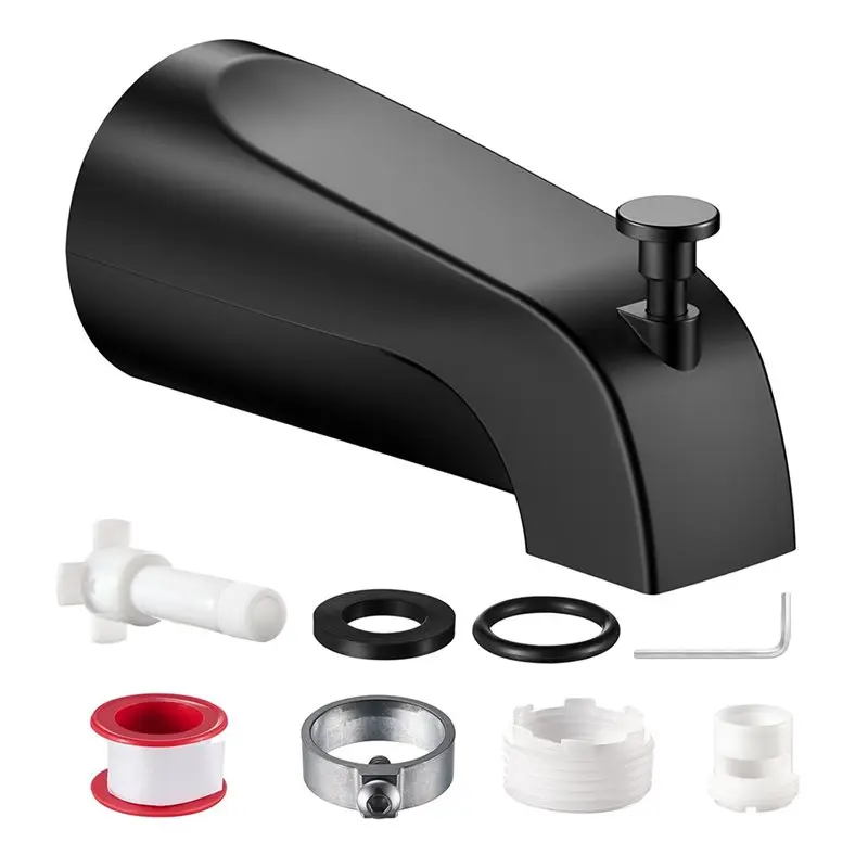 [NEWA76K!】 Replacement Bathtub Faucet, Universal Tub Spout With Diverter, For 1/2