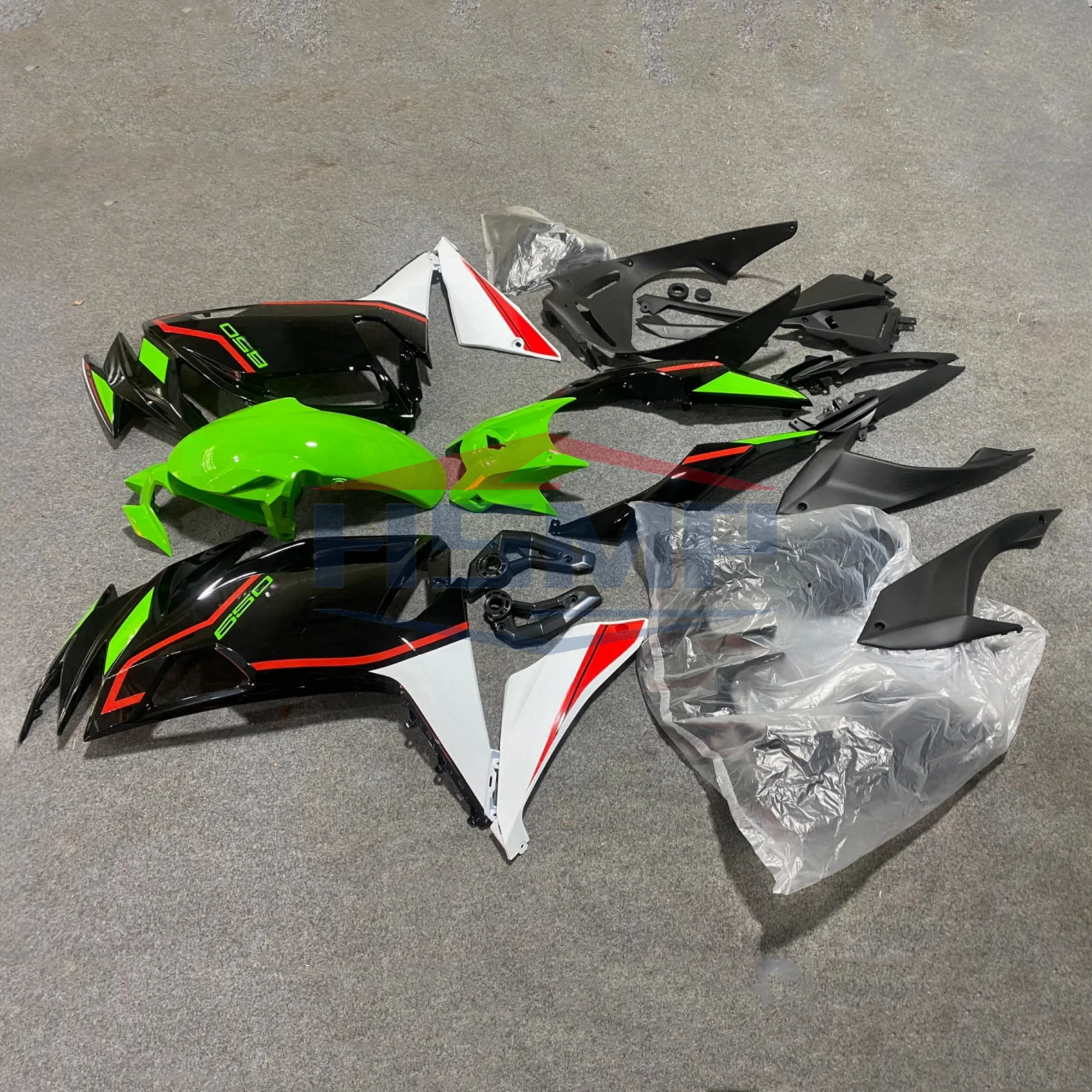 New motorcycle shell fairing accessories for Kawasaki Ninja 650 ER-6F 2020 2021 2022 ABS plastic body kit