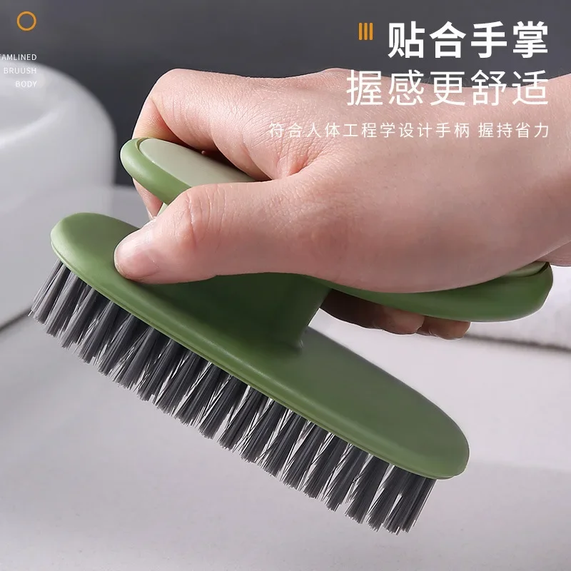 Home Wash Shoes Laundry Brush Long Handle Shoe Brush Soft Hair Multifunctional Clean Home Daily Plate Brush