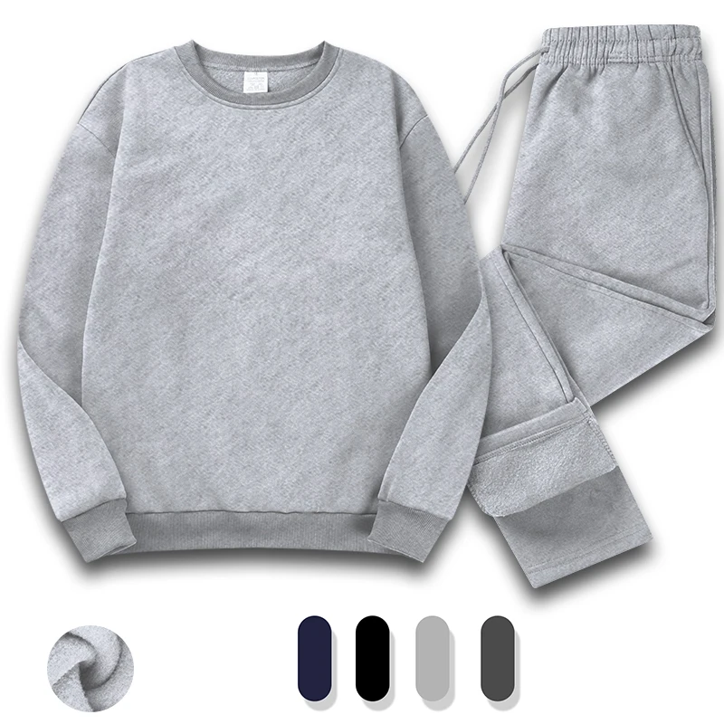 Mens 2 Piece Tracksuit Sweatsuit Jogging Suits Sets Half Turtleneck and Sweatpants Casual Workout