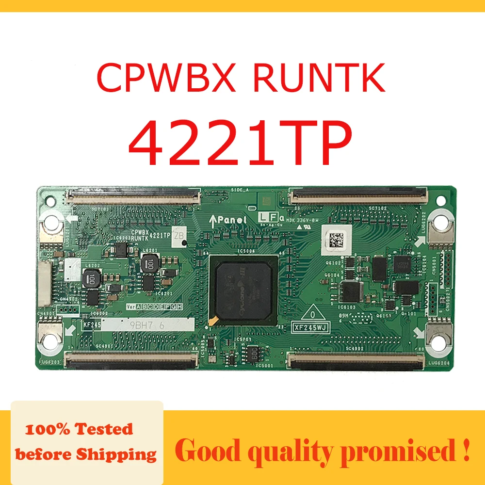 CPWBX RUNTK 4221TP ZB ZE for TV LCD-60LX710DA LCD-60E77A ... T-con Board Display Card for TV CPWBXRUNTK T Con Board