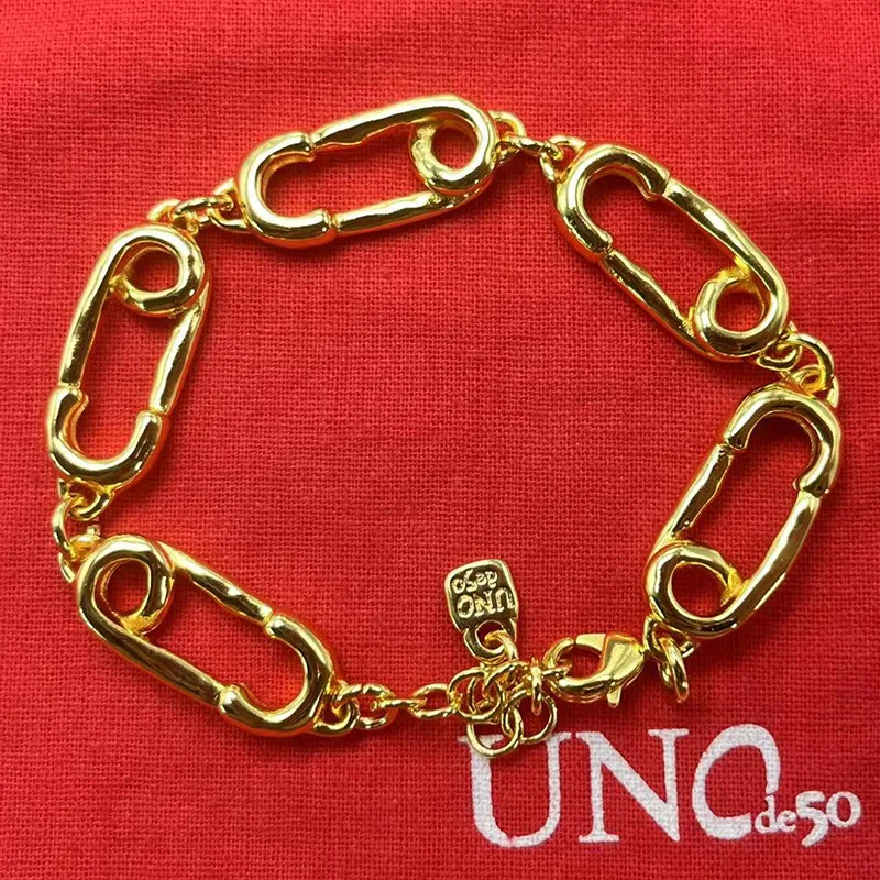 2024 Unode50 New Spain Bestseller Fashion High Quality Exquisite Geometric Bracelet Women's Romantic Jewelry Gift