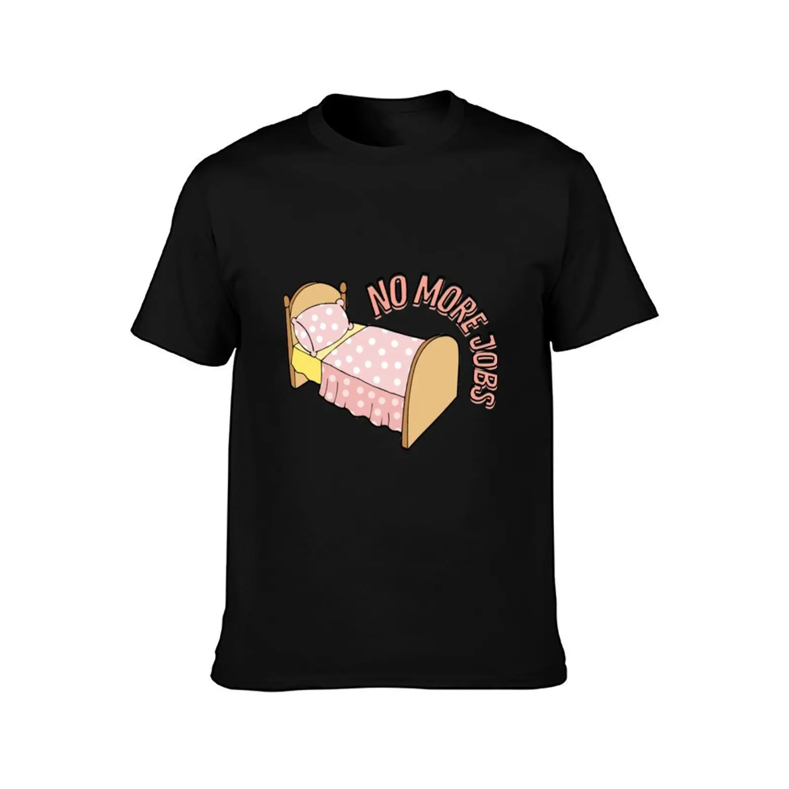 no more jobs Fitted Scoop T-Shirt man t shirt luxury T-Shirt