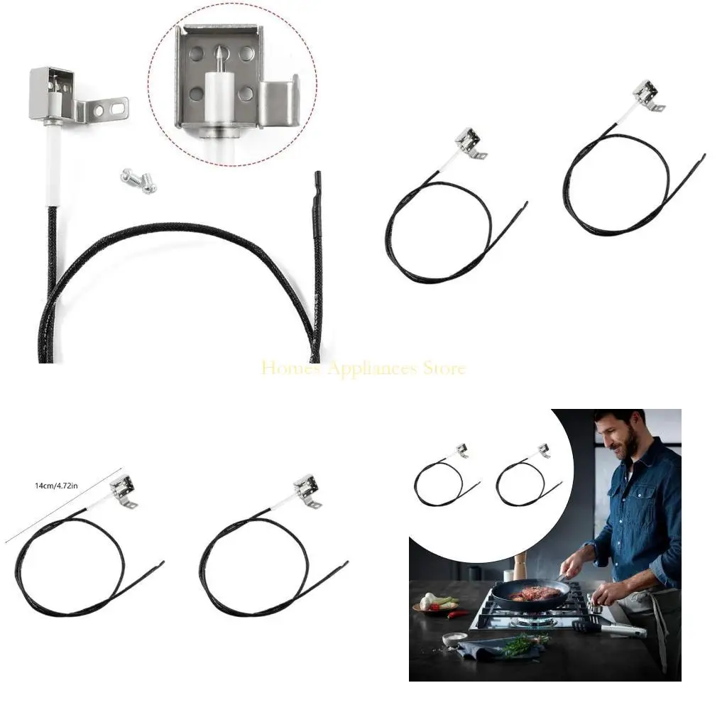 

D0AB Heavy Duty Metal Grill Starter Replacement For BG1793B-A BG179C BG179 Gas Barbecue Heat Resistant Accessories
