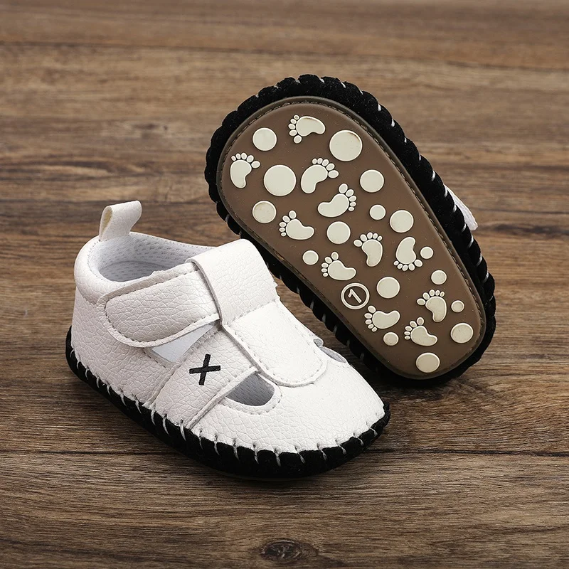 Baby Boy Summer Sandals: Charming Cartoon  Soft & Comfy, Hollow-out First Walker Shoes (Ages 0-15 Months)