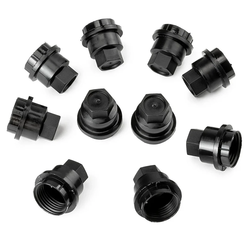 10/20pcs Black Plastic Wheel Lug Nut Covers Cap 560-5208 For Chevrolet S10 Blazer For Gmc Wheel Car Valve Cap Tire Cap 15661036