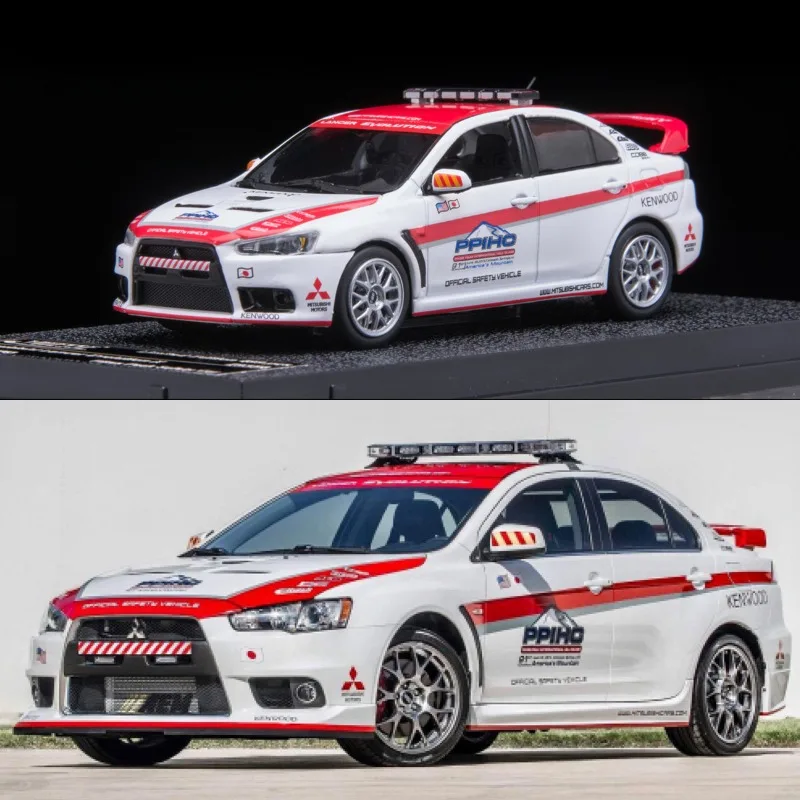 Diecast 1:43 Scale EVO10 Safety Alloy Car Model