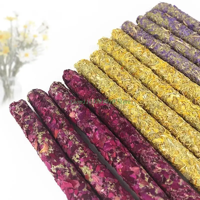 U55d 18pcs الهامستر يعامل تيموثاوس لعصي القش بأرنب آمن للمضغ للحيوانات الصغيرة