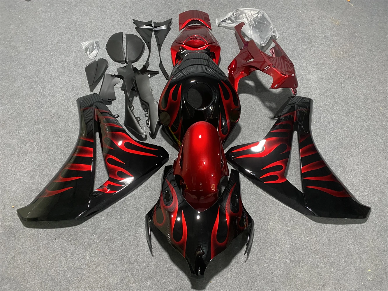 Fairing For CBR 1000RR 1000 RR 08 09 10 11 CBR1000 RR CBR1000RR 2008 2009 2010 2011 Body Fairing Red flame