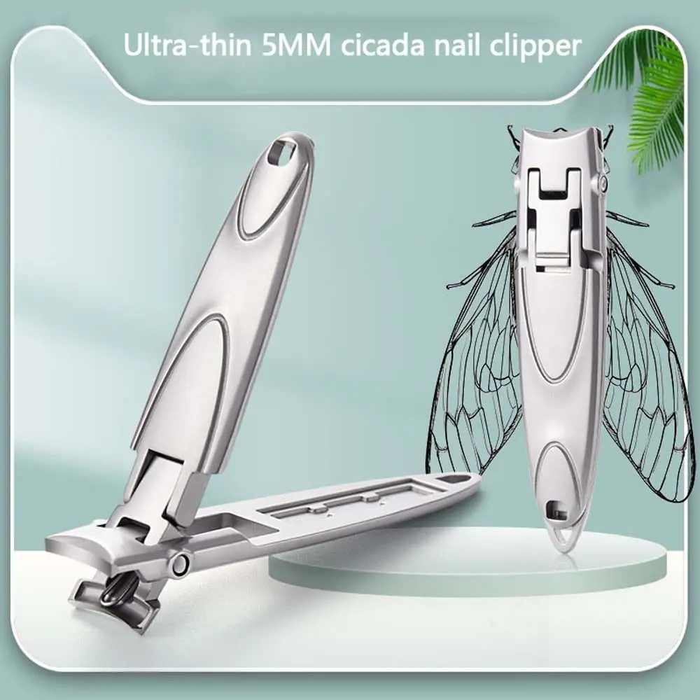 Sharp Golden Cicala Shape Strumento per manicure Sharp Tagliaunghie per dita ultrasottile Tagliaunghie Tagliaunghie per unghie Forbici per unghie spesse