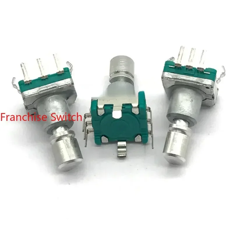 10PCS EC11 Encoder Dual Row 6-pin 360 Degree Rotation With Switch Without Positioning Point