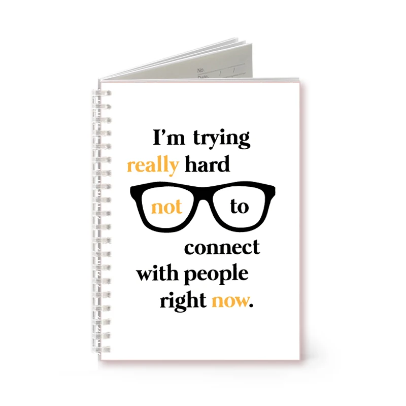 Спиральный блокнот |   Цитата психического здоровья с милым котом |   Я пытаюсь ANYWAY, но я очень устал |   Эстетический журнал для рукоделия цифрового дизайна