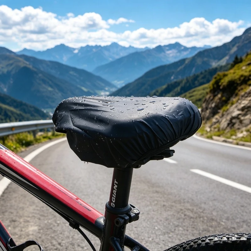 Seat Cover Universal Bike Cushion Protector Waterproof Dustproof Sunproof Portable For Mountain Road Fixed Gear Bicycle Saddle view 3