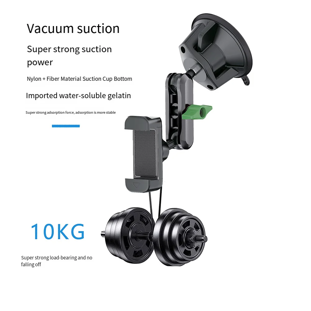 360° Adjustable Magnetic Phone Holder For Car Strong Suction Cup Mount Basic Phone Holders Accessories