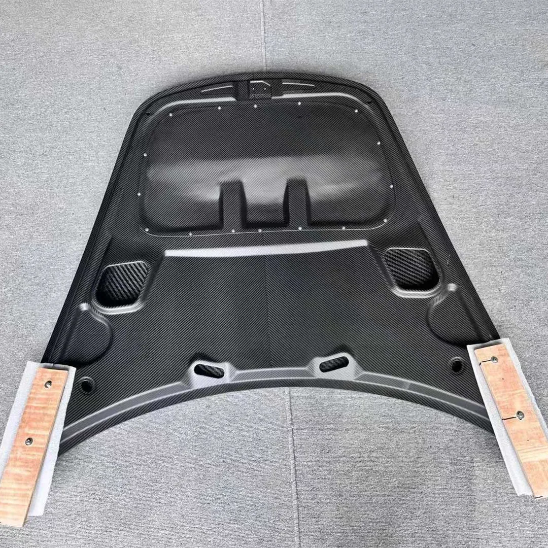 Real Carbon Fiber GT Racing Style Hood for 911 991 718 982 Cayman Boxster 981 Vented Track Engine Bonnet