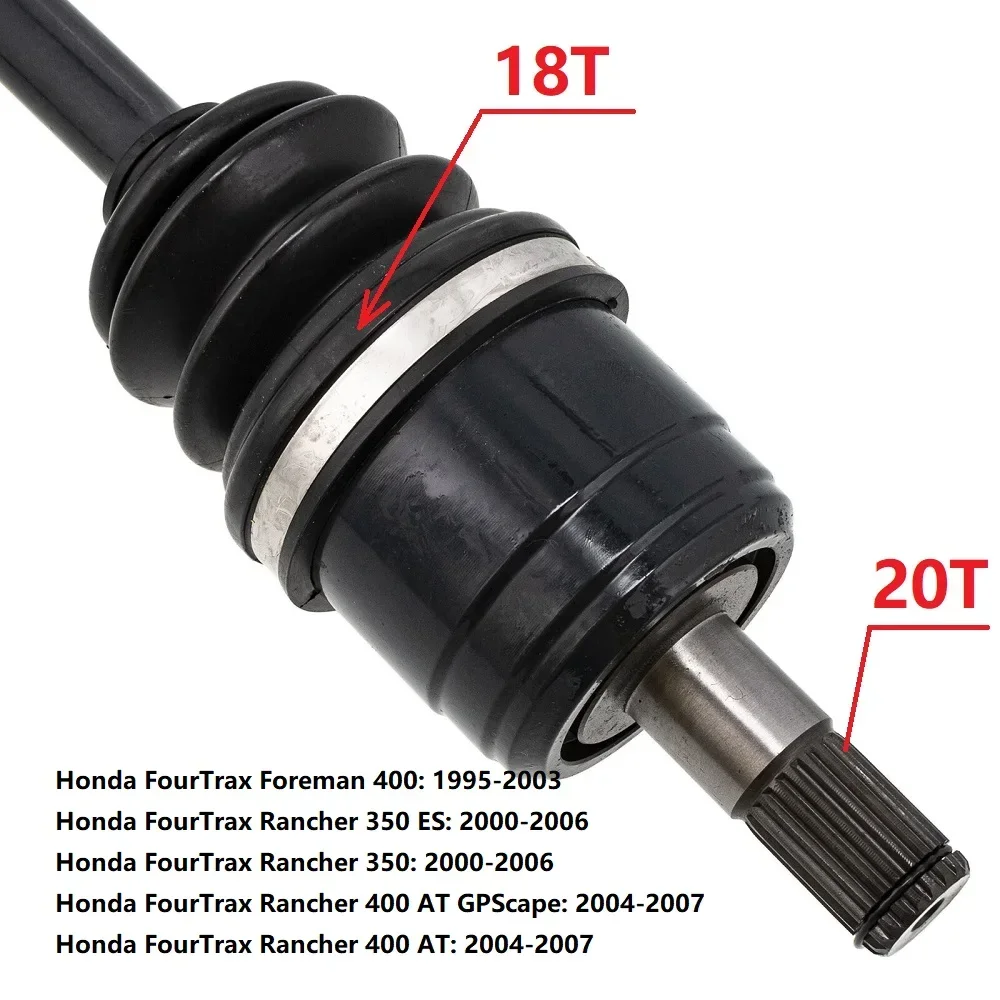 

Передний мост JOINT INBOARD & OUTBOARD Приводной вал для Honda Foreman Rancher TRX350 TRX400 42350-HN5-671 42220-HM7-003