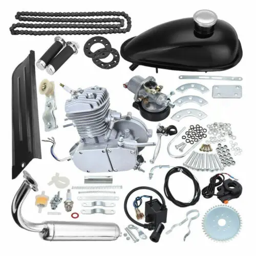 80cc Motorised Motorized Bicycle Push Bike 2 Stroke Motor Engine Kit Petrol Set