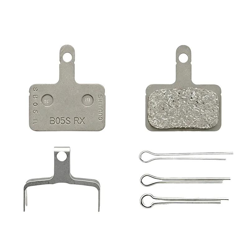Original Shimano B05S-RX Harz-Bremsbeläge, Inklusive Federn und Stifte, Geeignet für BR-Serienmodelle wie M4050, M395, M525 – Detail 4