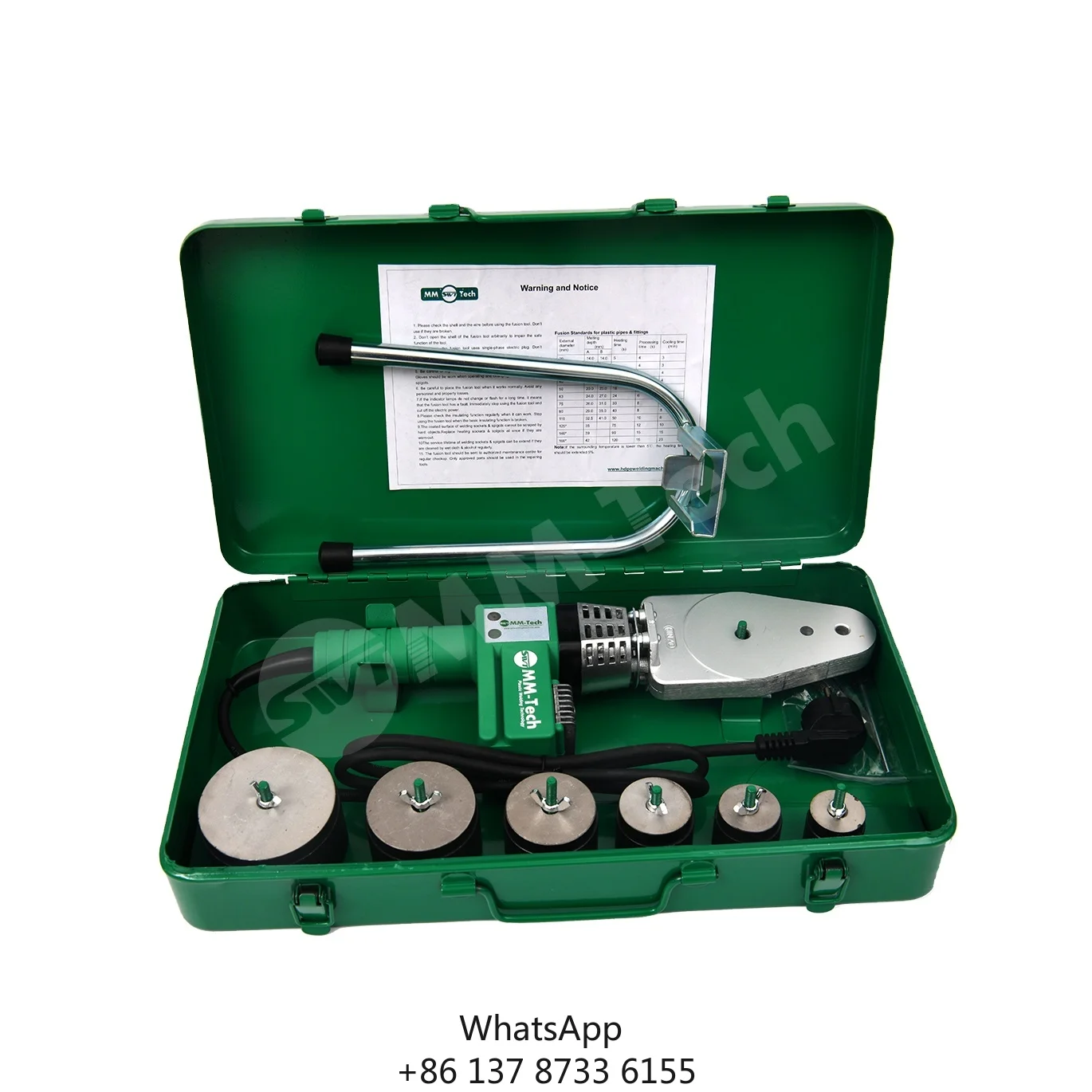THJ-63 Plastic Pipe Welding Machine 20-63mm High Quality Socket Welder PPR/PE 800W Hot Metal Welding Machine