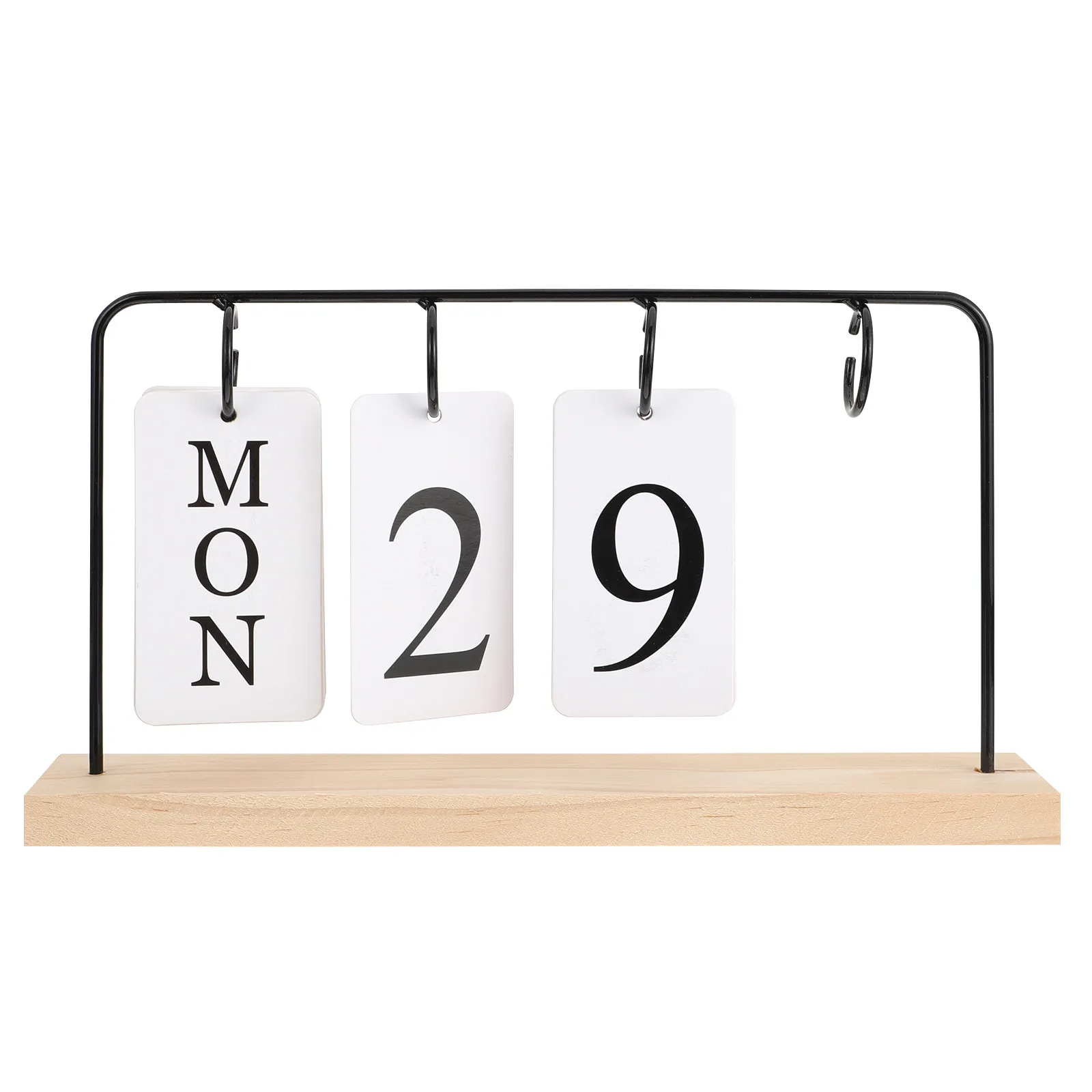 Fashion Creative Calendar Ornament Stylish Desktop Decoration Modern Office Adornment Home Ornament Perfect Gift for Holiday