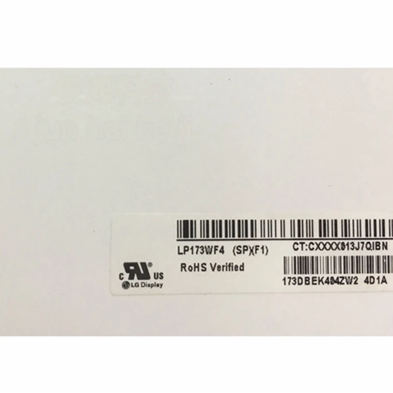 Imagem -03 - Ips Led Lcd Lp173wf4-spf1 5d10k37624 Montagem da Tela de Vidro Frontal para Lenovo Ideapad Y70017 Y700-17isk Não-toque 17.3