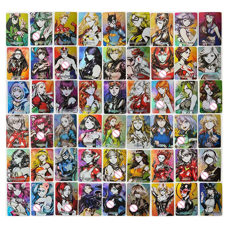 Anime Goddess Story DIY ACG Nami Tifa Android 18 Fubuki Hyuga Hinata Rem Albedo Hatsune Miku Collectible Cards Birthday Toy Gift view 6