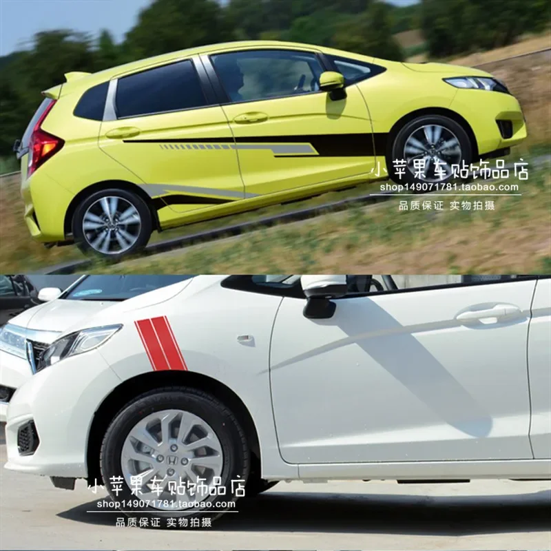 

Автомобильная виниловая наклейка для Honda Fit KG5 2016-2022, спортивная декоративная пленка для кузова, аксессуары для модификации