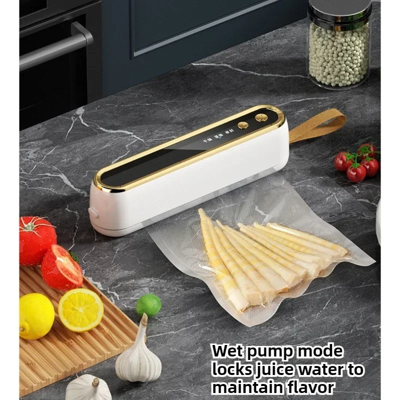 ماكينة نضارة الفراغ USB المحمولة المنزل ماكينة تفريغ الأكياس الغذائية السدادة ماكينة تغليف المطبخ سدادة صغيرة سدادة بلاستيكية #5