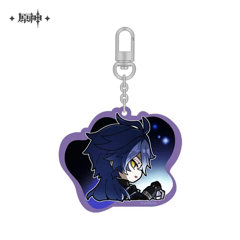 [Genuine] miHoYo Game Genshin Impact Nod-Krai Q-version Series Acrylic Pendant Ineffa Lauma Aino Keychain Cosplay Halloween Gift
