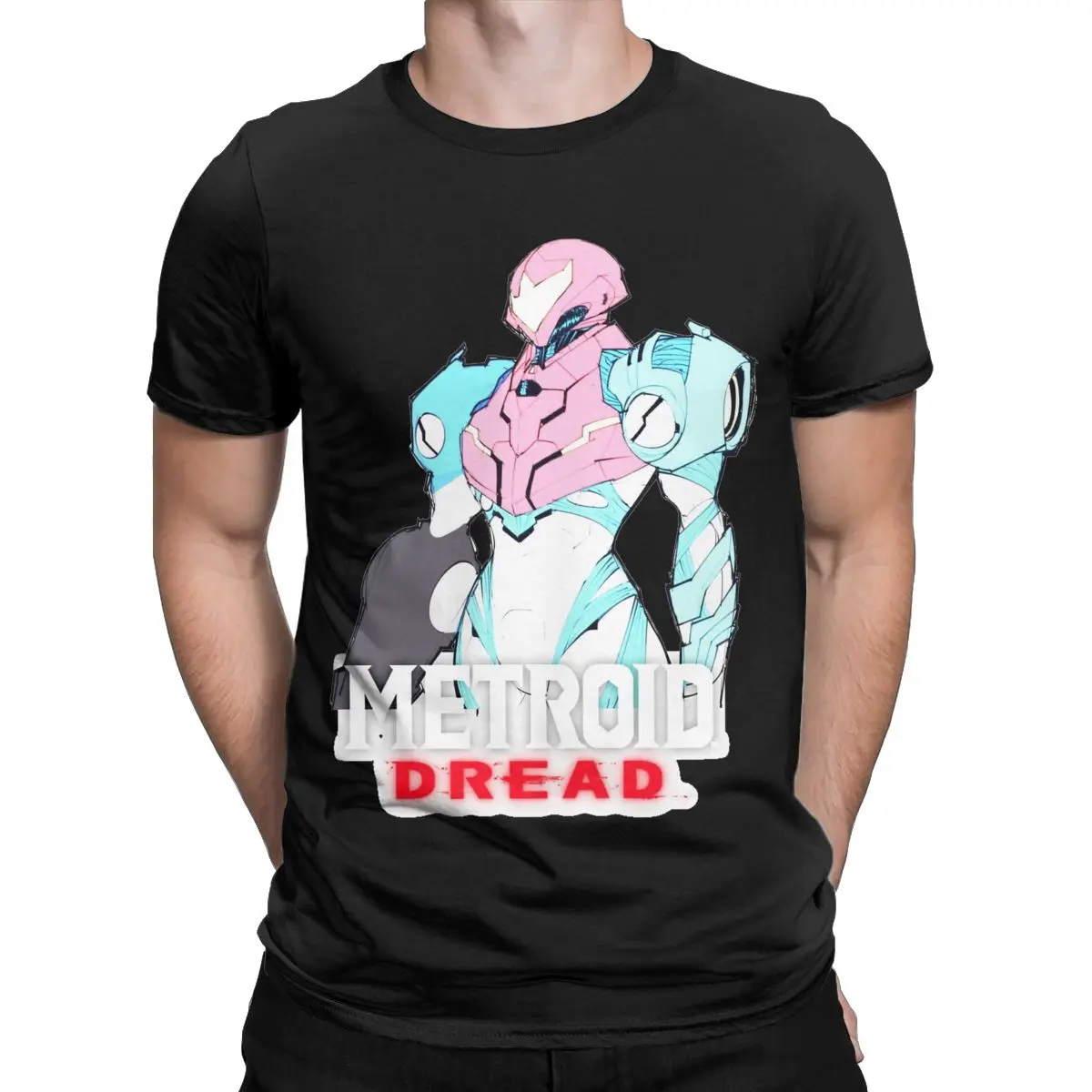 Summer SAMUS ARAN METOROIDO DREAD Men Women's T Shirts Apparel Humor Tees T-Shirts Cotton Graphic Printed Clothes