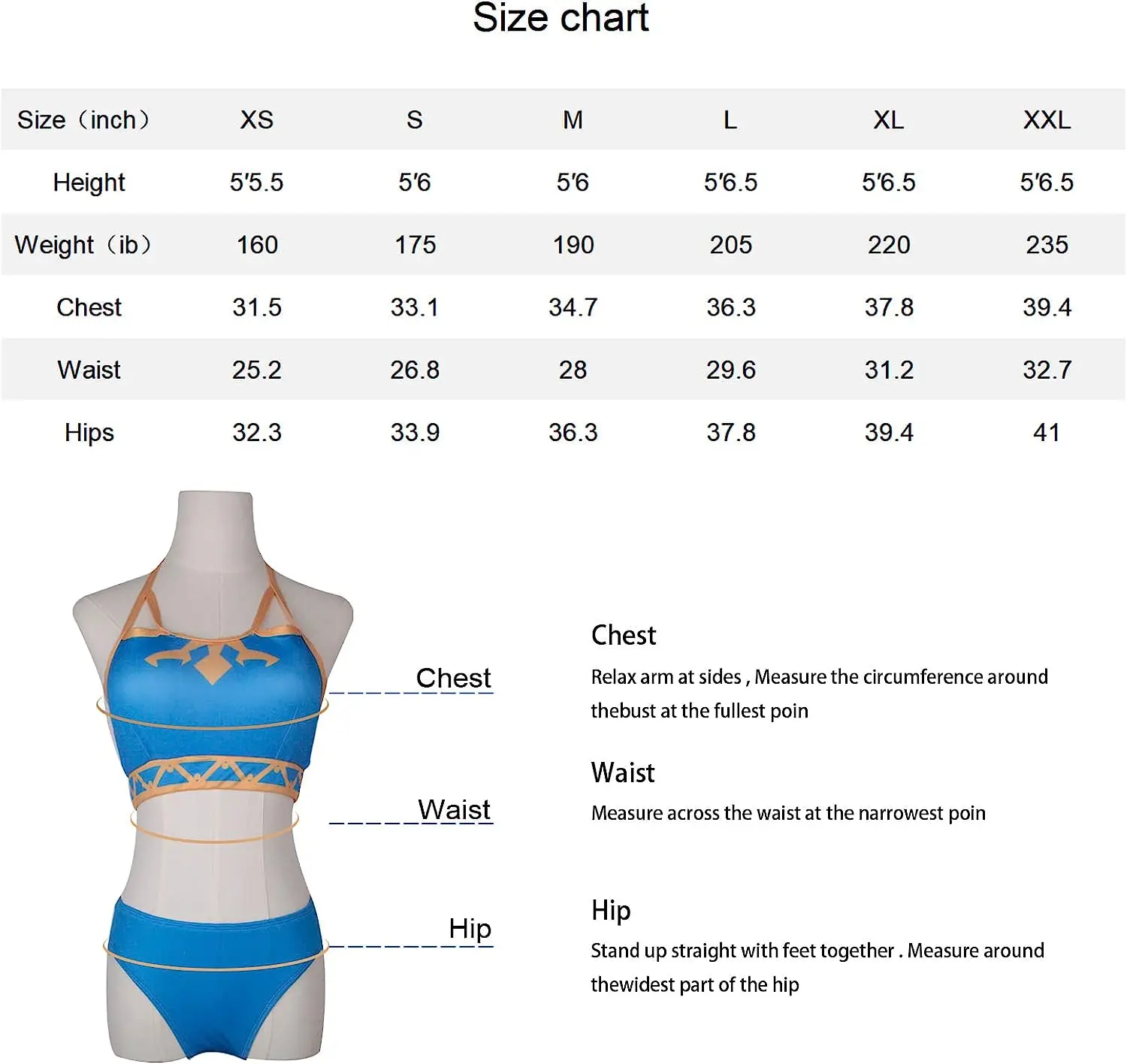 3pc Breath Of The Wild Cosplay Princess Summer Swimsuit Zelda Sexy Three-Piece Swimwear Costume Outfits Halloween Carnival Suit