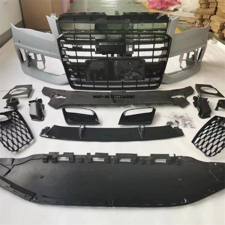 

Комплект для тюнинга A8 (2011-2018) в стиле RS8: передний и задний бамперы, решетка радиатора