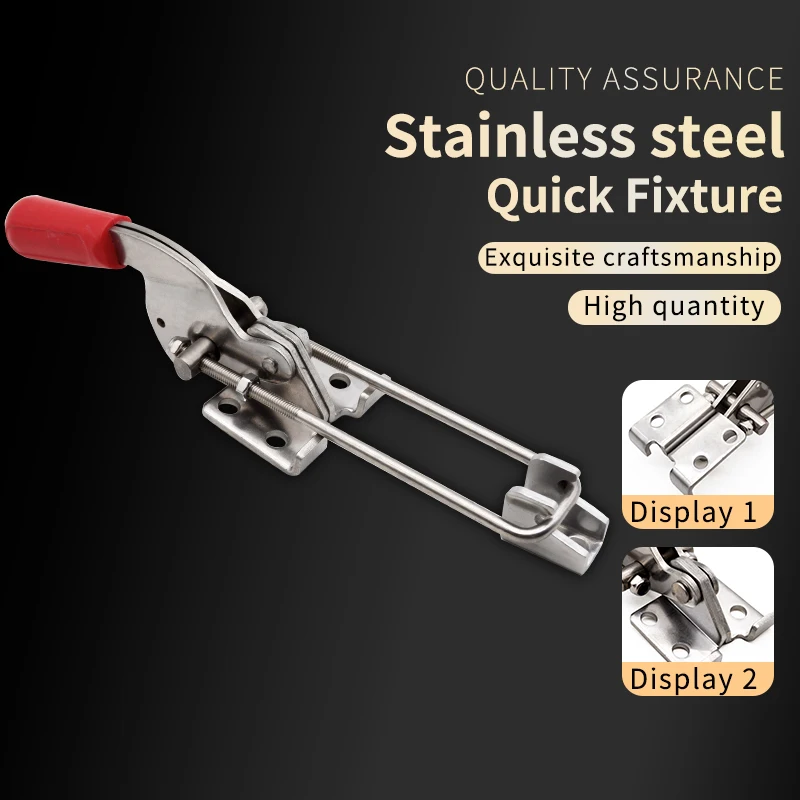 Adjustable Toolbox Case Metal Toggle Latch Catch Clasp Quick Release Clamp Anti-Slip Push Pull Toggle Clamp Tools