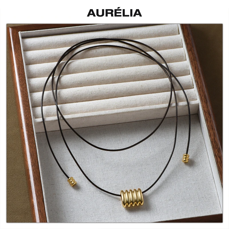 

Fashion Gold Silver Stacked Long Necklace Sweater Chain Women Unique Design Daily Versatile Accessories
