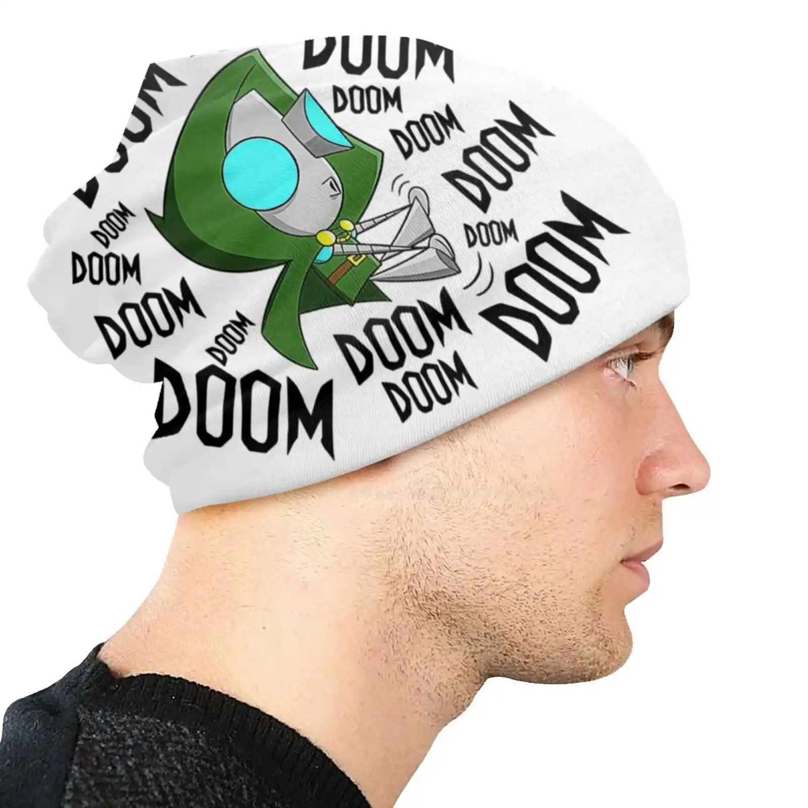 Invader Zim Sun Cap Fisherman Hat Bucket Hats Invader Zim Gir Robot Funny Cute Gas Irken Space Dog Jhonen Dib Membrane Pig image 4