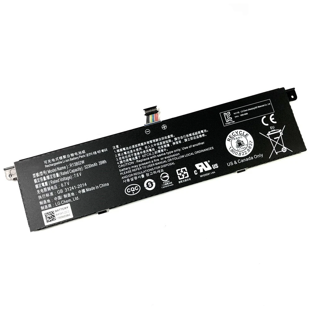 CSBD-batería Original para ordenador portátil, pila de 7,6 V, 5230mAh, R13B01W, R13B02W, para Xiaomi Mi Air SERIE DE 13,3 pulgadas, Tablet PC, 39WH