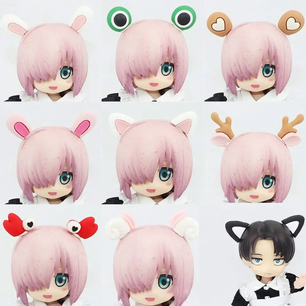 Hair Accessories Ob11 Doll Headwear High Quality Plastic 8 Styles Cute Car Ear Doll Clothes GSC Doll