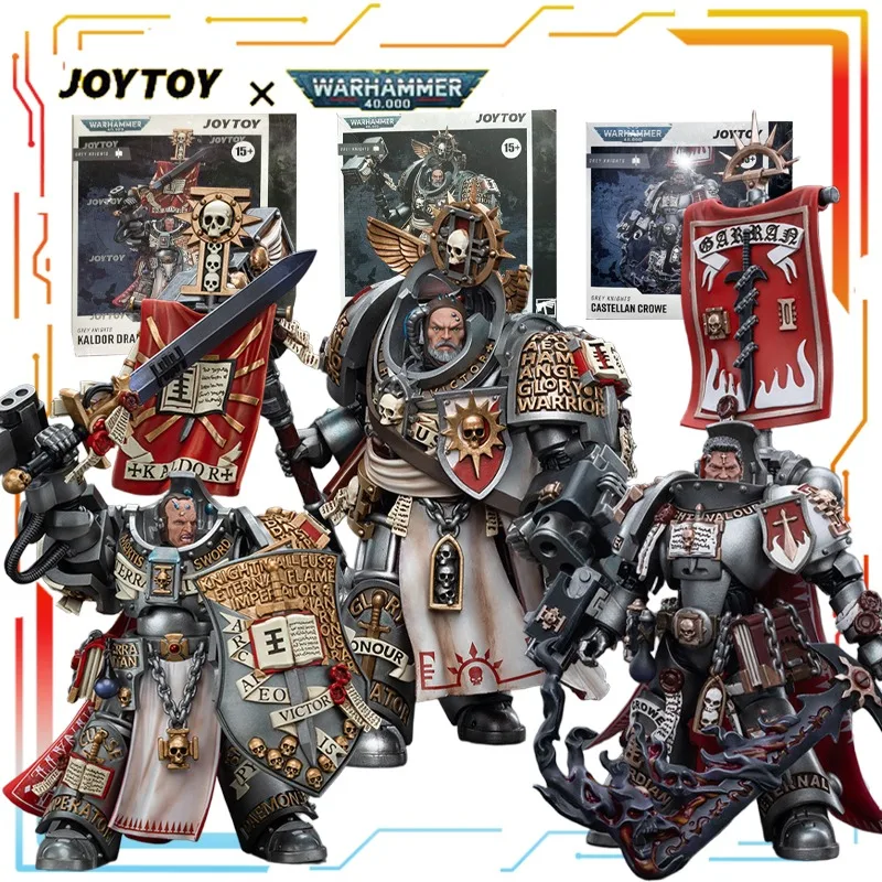 

In Stock JOYTOY Original Warhammer 40K Series Grey Knight Anime Action Assembly Model Toys Collectible Model Gifts for Boys