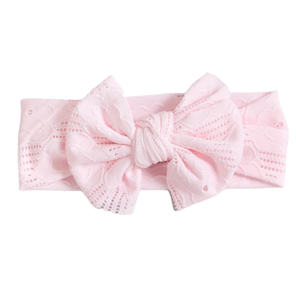 New Colors Knit Baby Headbands Rib Bow Elastic Soft Newborn Headbands for Baby Girl Children Turban Infant Kids Hair Accessories